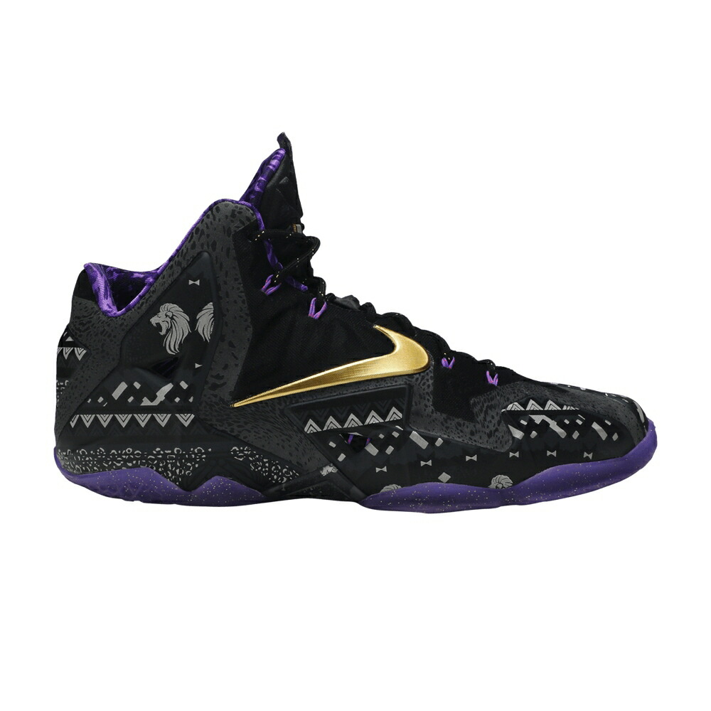 ナイキ レブロン ゴールド \u0027BHM\u0027 スニーカー メンズ NIKE LEBRON 11 / ANTHRACITE MTLLC GOLD PRPL VNM