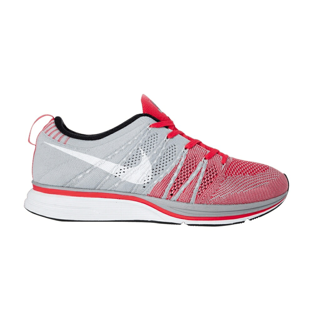 ナイキ 飛球編み物 クリムゾン 白いこと 白いこと 緑 緑であること TRAINER+ \u0027BRIGHT CRIMSON\u0027 スニーカー メンズ NIKE FLYKNIT / BRIGHT CRIMSON WHITE TRP GREEN