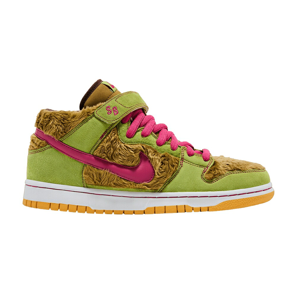 ナイキ ダンク ミッド プレミアム エスビー ゴールデンベアーズ カルベアーズ 'THREE BEAR' スニーカー メンズ NIKE DUNK MID PREMIUM SB BEARS - MAMA / LIGHT UMBER WATERMELON|スニケス