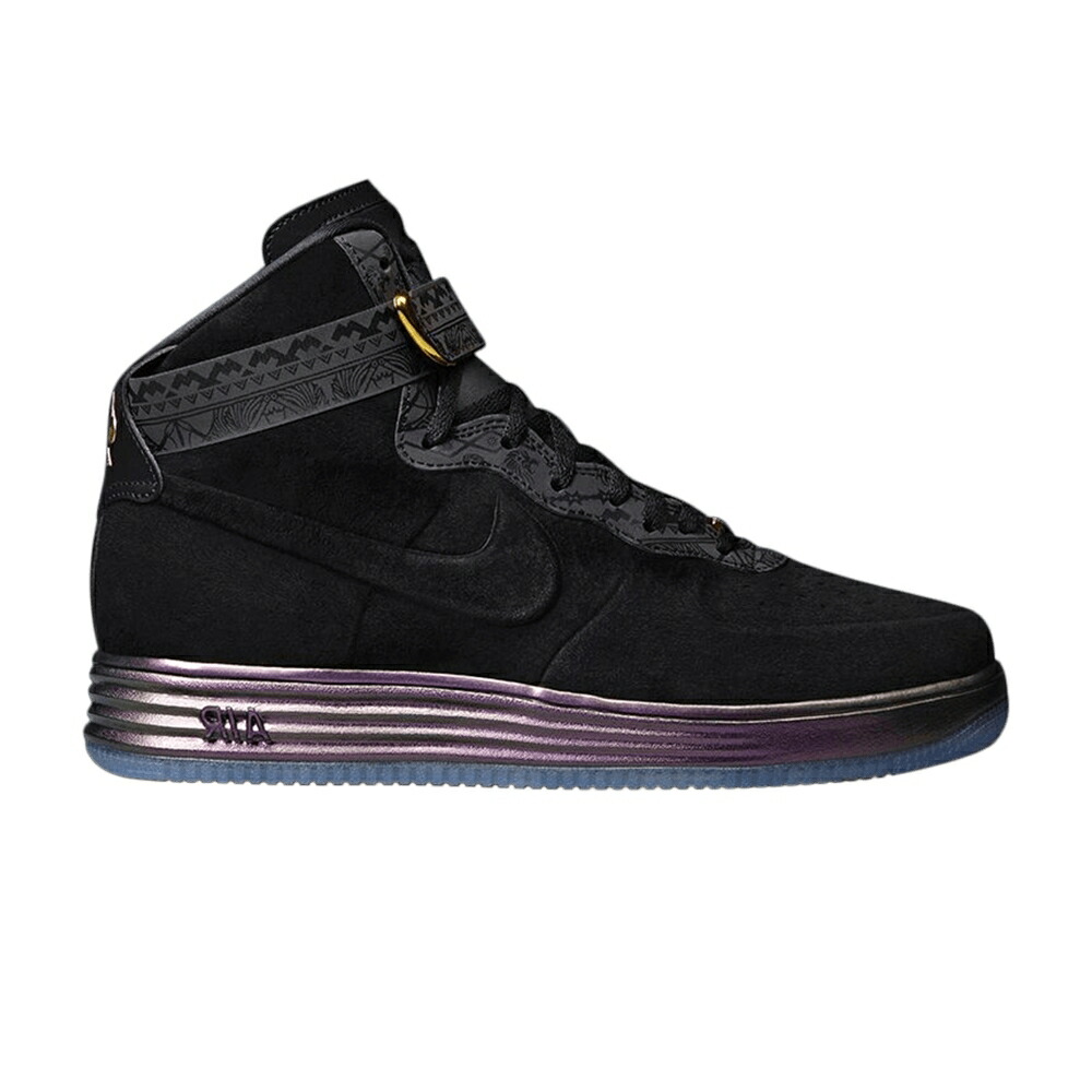 ナイキ ルーナー ルナー 黒いこと 黒いこと ゴールド \u0027BHM\u0027 スニーカー メンズ NIKE LUNAR FORCE 1 LUX BHM QS / BLACK BLACK METALLIC GOLD