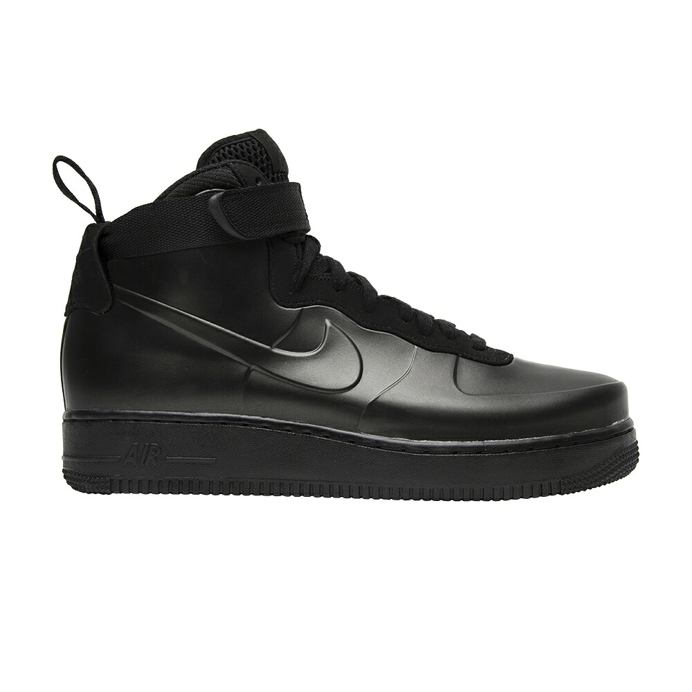 ナイキ フォームポジット カーボン 黒色 ブラック エアフォース 'TRIPLE BLACK' スニーカー メンズ NIKE AIR FORCE 1 FOAMPOSITE CUP / LIGHT CARBON BLACK