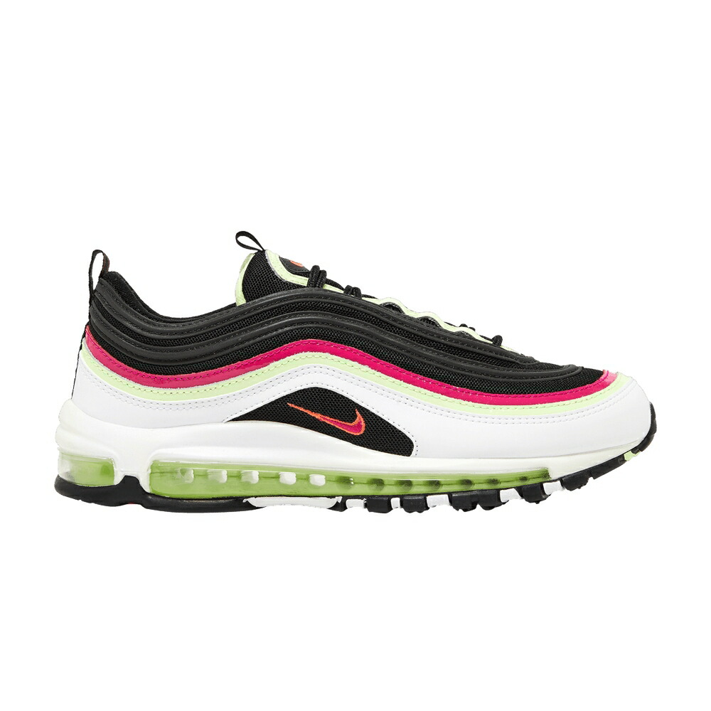 ナイキ マックス 白色 ホワイト 黒色 ブラック エアマックス WORLD TOUR スニーカー メンズ NIKE AIR MAX 97 / WHITE FIREBERRY BLACK