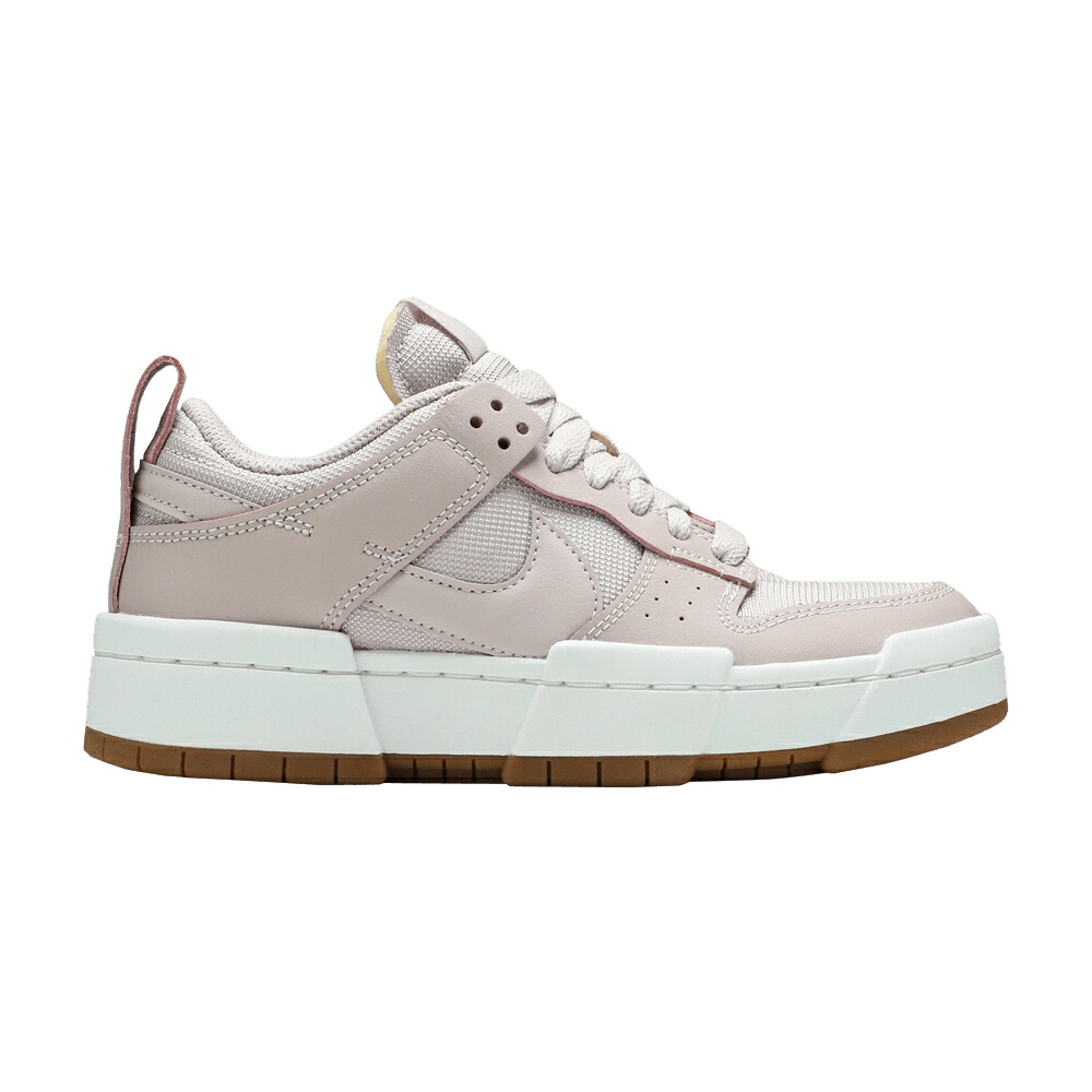 ナイキ ダンク サクラ色 白いこと 白いこと ダンクロー \u0027BARELY ROSE\u0027 スニーカー レディース NIKE WMNS DUNK LOW DISRUPT / BARELY ROSE SUMMIT WHITE