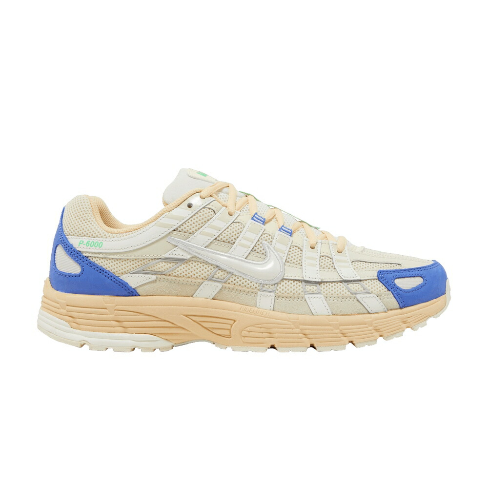 ナイキ 青色 ブルー ATHLETIC DEPARTMENT スニーカー メンズ NIKE P-6000 / COCONUT MILK MEDIUM BLUE PHOTON