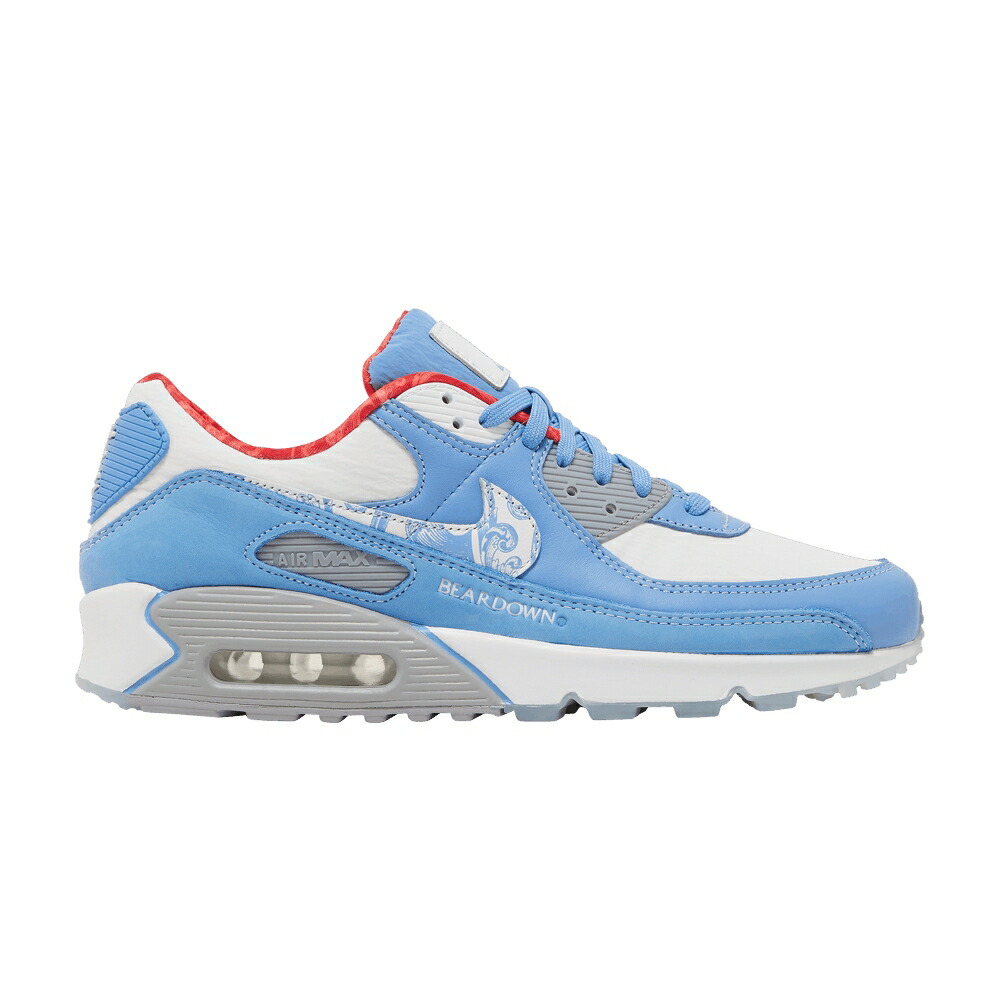 ナイキ マックス 青色 ブルー 白色 ホワイト 灰色 グレー エアマックス DOERNBECHER 2023 スニーカー メンズ NIKE AIR MAX 90 / VALOR BLUE WHITE WOLF GREY