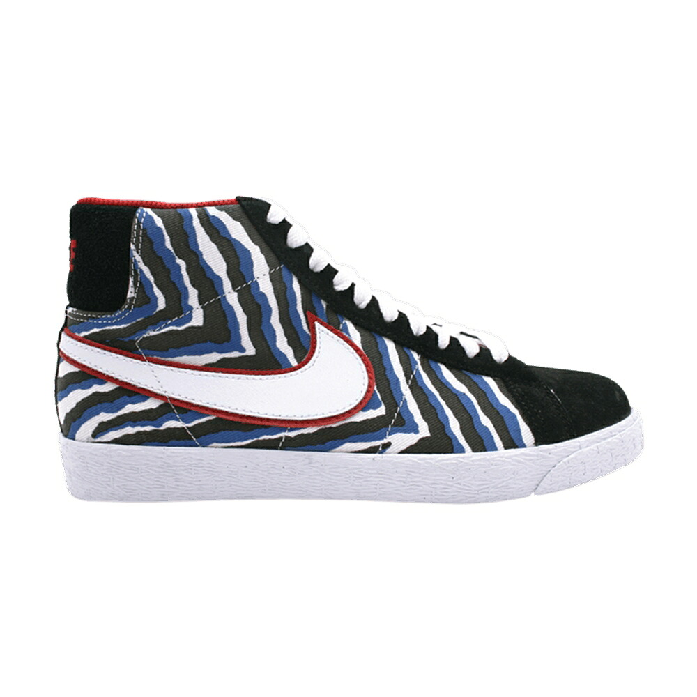 ナイキ ブレイザー プレミアム エスビー 黒色 ブラック 白色 ホワイト 赤 レッド スニーカー メンズ NIKE BLAZER PREMIUM SB / BLACK WHITE VARSITY RED|スニケス