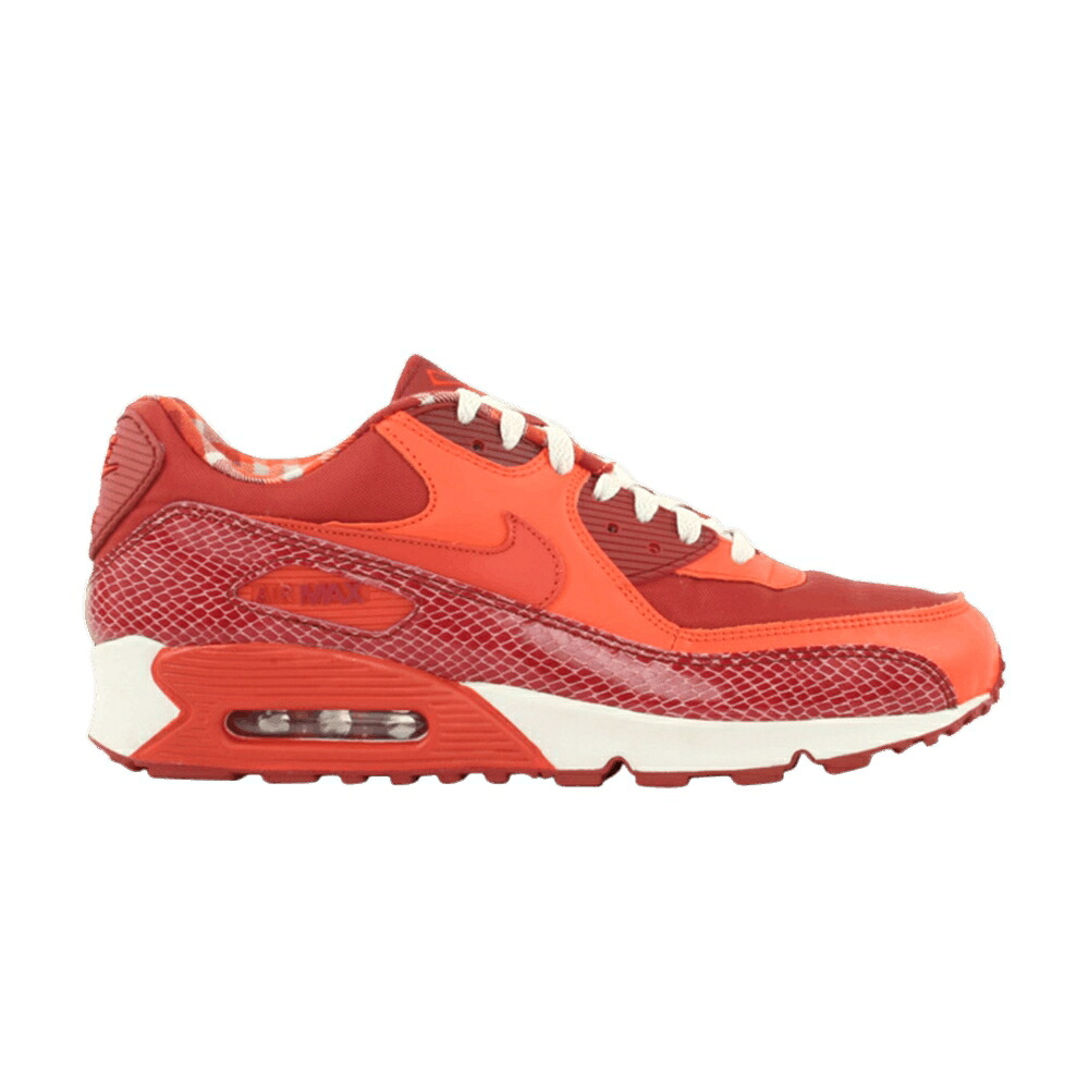 ナイキ マックス カレッジ 橙 オレンジ エアマックス 'NASH' スニーカー メンズ NIKE AIR MAX 90 QK / TART COLLEGE ORANGE TERRA COTT｜スニケス