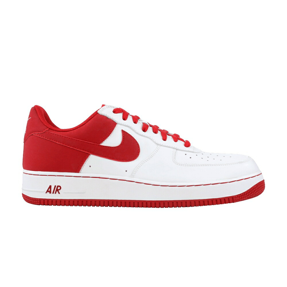 ナイキ 白色 ホワイト 赤 レッド エアフォース スニーカー メンズ NIKE AIR FORCE 1 / WHITE VARSITY RED
