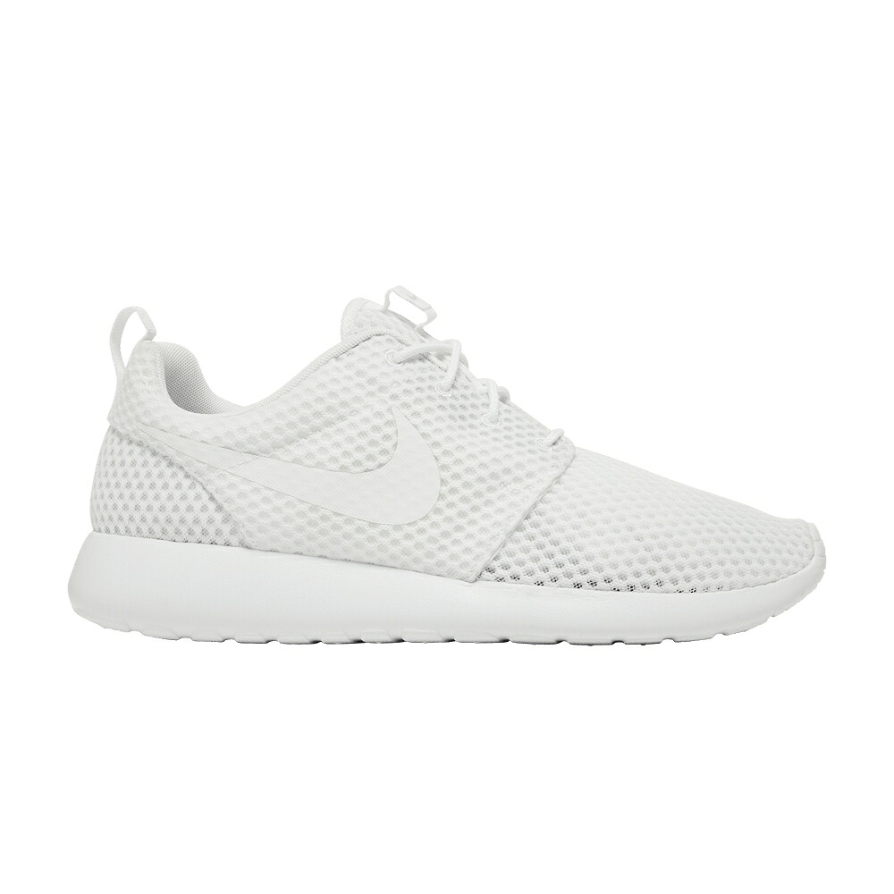 ナイキ ラン 白色 ホワイト 灰色 グレー 'ALL WHITE' スニーカー メンズ NIKE ROSHE RUN BREEZE / WHITE WHITE WOLF GREY
