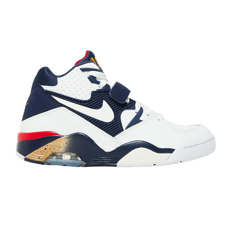 ナイキ 白いこと 白いこと 紺色 米国海軍 空軍 \u0027DREAM TEAM\u0027 スニーカー メンズ NIKE AIR FORCE 180 2012 / WHITE WHITE MIDNIGHT NAVY