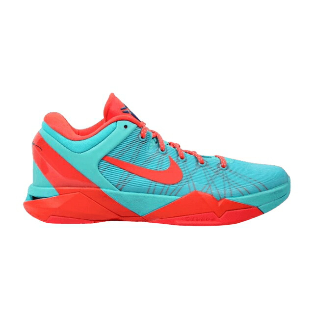 ナイキ 望遠レンズ コービー 取り合わせ 冷やりとした クリムゾン \u0027BARCELONA HOME\u0027 スニーカー メンズ NIKE ZOOM KOBE 7 SYSTEM / COOL MINT BRIGHT CRIMSON MINT