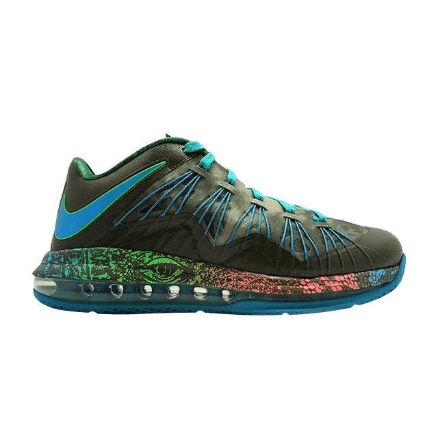 ナイキ マックス レブロン 緑 グリーン ネオ エアマックス WAMP THING スニーカー メンズ NIKE AIR MAX LEBRON 10 LOW / TARP GREEN NEO TURQ PSN GREEN