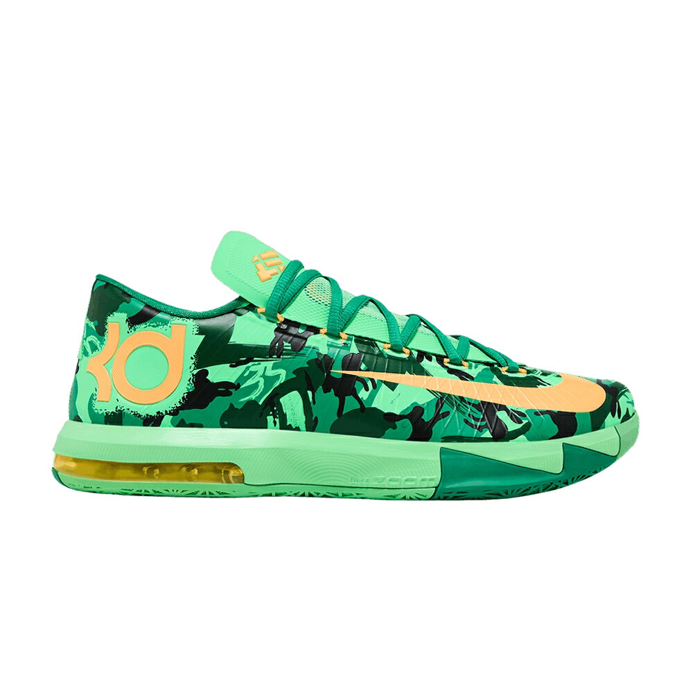 ナイキ 緑 グリーン 'EASTER' スニーカー メンズ NIKE KD 6 / LIGHT LUCID GREEN ATOMIC MANGO|スニケス
