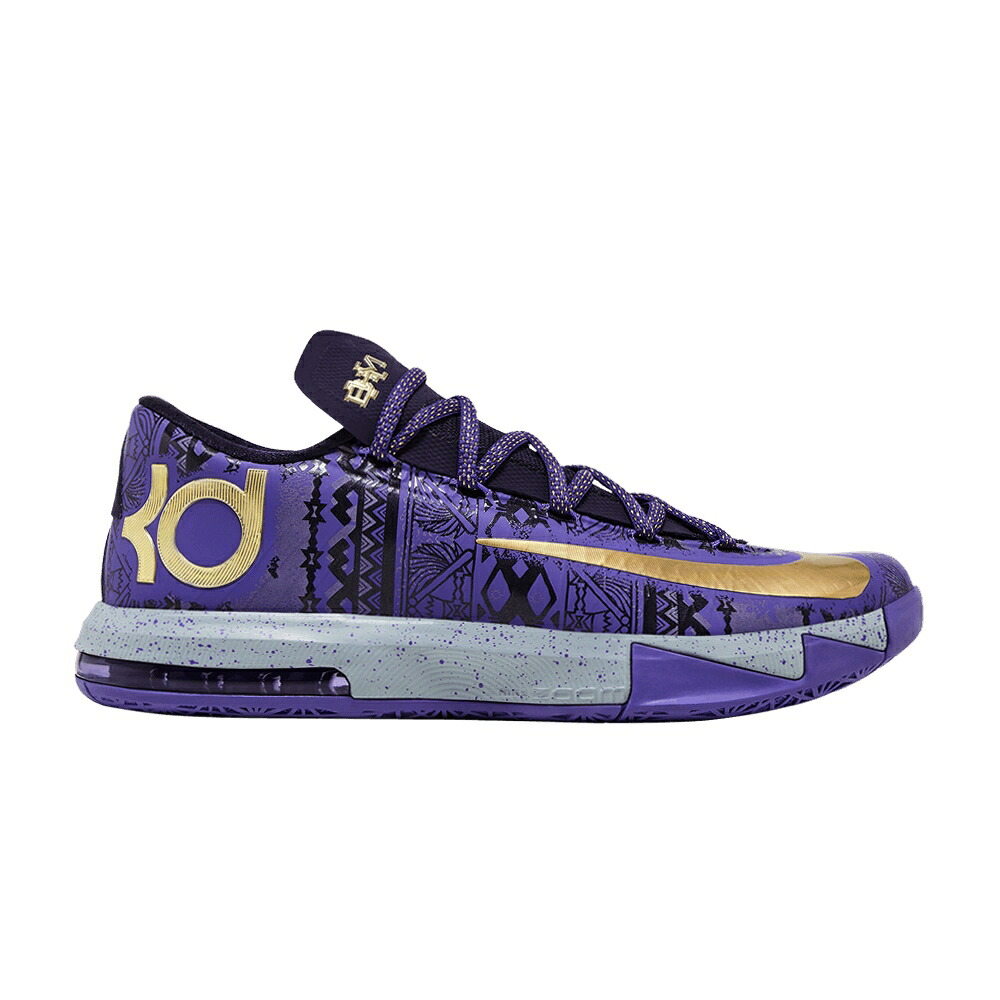 ナイキ 紫 パープル ゴールド \u0027BHM\u0027 スニーカー メンズ NIKE KD 6 / PURPLE VENOM METALLIC GOLD