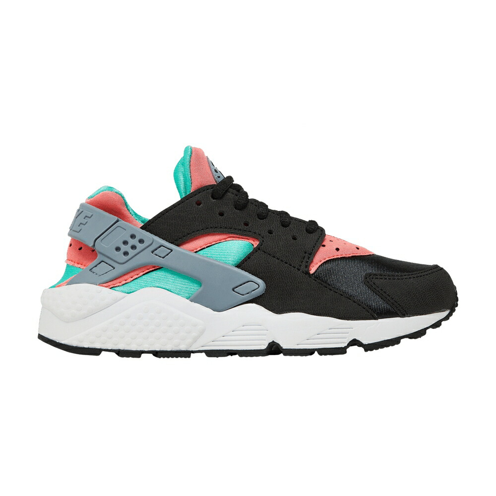 ナイキ ハラチ ラン 黒色 ブラック ハラチラン スニーカー レディース NIKE WMNS AIR HUARACHE RUN / BLACK BLACK MENTA HOT LAVA