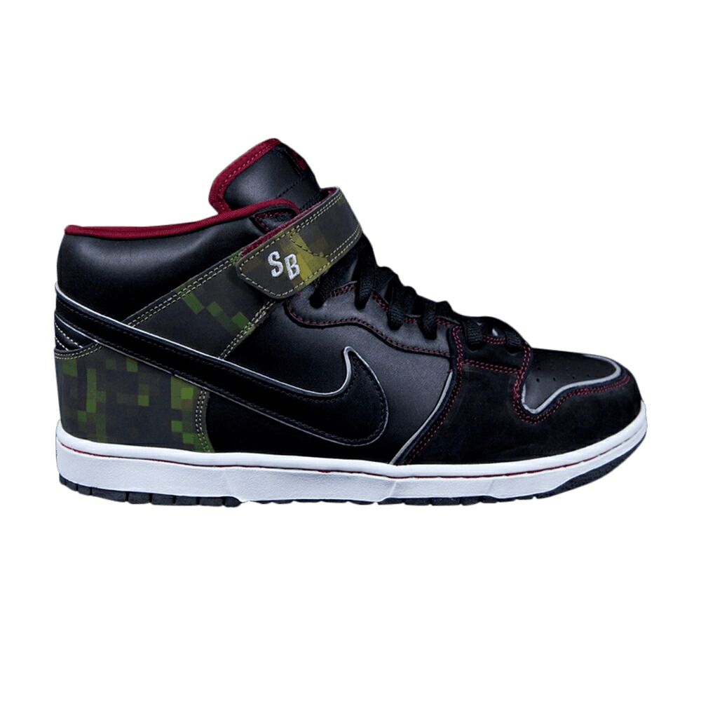 ナイキ ダンク ミッド エリート エスビー 黒いこと 黒いこと \u0027NITRAID\u0027 スニーカー メンズ NIKE DUNK MID ELITE SB / BLACK BLACK 靴-スニーカー