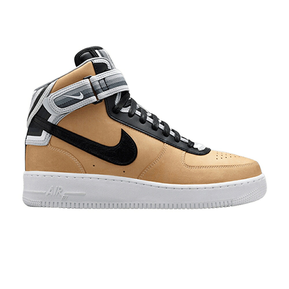 ナイキ ミッド 黒いこと 黒いこと 空軍 \u0027TISCI\u0027 スニーカー メンズ NIKE AIR FORCE 1 MID SP/TISCI / VACHETTA TAN BLACK