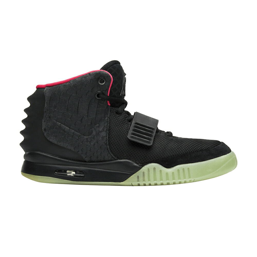 ナイキ 黒色 ブラック 赤 レッド 'SOLAR RED' スニーカー メンズ NIKE AIR YEEZY 2 NRG / BLACK BLACK SOLAR RED