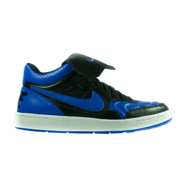 ナイキ ティエンポ ミッド 黒色 ブラック 青色 ブルー アイボリー 'ROYAL' スニーカー メンズ NIKE NSW TIEMPO 94 MID QS / BLACK ROYAL BLUE IVORY｜スニケス