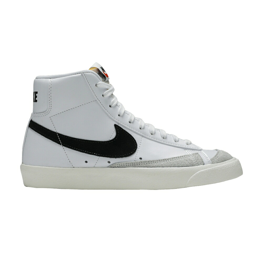 ナイキ ブレイザー ミッド ビンテージ ヴィンテージ 白いこと 白いこと 黒いこと 黒いこと \u0027WHITE BLACK\u0027 スニーカー レディース NIKE WMNS BLAZER MID 77 VINTAGE / WHITE BLACK WHITE