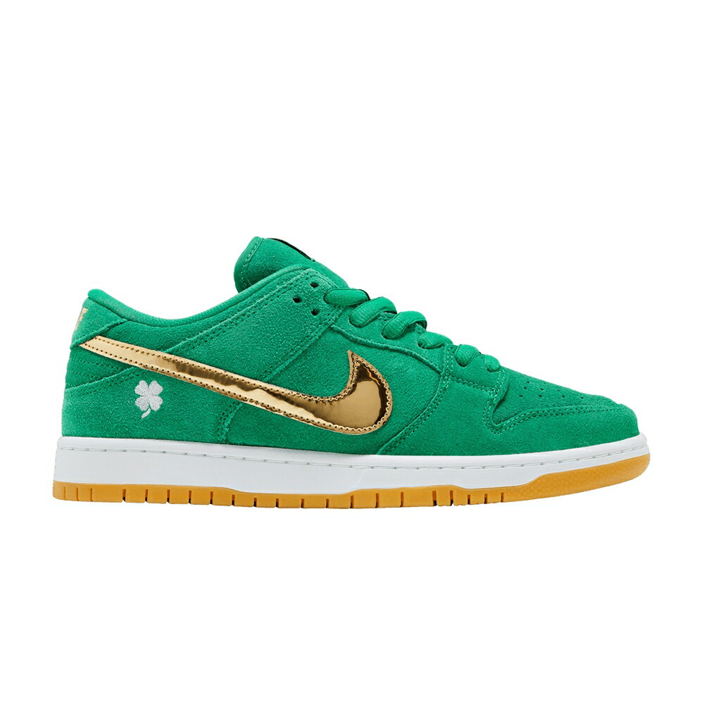 ナイキ ダンク エスビー 緑 緑であること ゴールド ダンクロー \u0027ST. DAY\u0027 スニーカー メンズ NIKE DUNK LOW SB PATRICK S / LUCKY GREEN METALLIC GOLD スニーカー-靴-メンズ靴