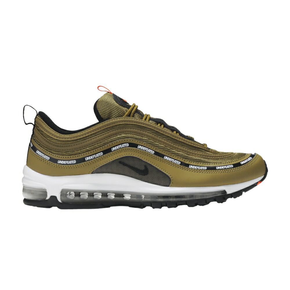 ナイキ アンディフィーテッド マックス 緑 グリーン 橙 オレンジ 白色 ホワイト エアマックス MILITIA GREEN スニーカー メンズ NIKE UNDEFEATED X AIR MAX 97 / MILITIA GREEN ORANGE BLAZE WHITE