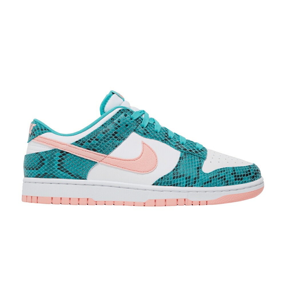 ナイキ ダンク 白色 ホワイト ダンクロー WASHED SNAKESKIN スニーカー メンズ NIKE DUNK LOW TEAL / WHITE WASHED TEAL BLEACHED CORAL