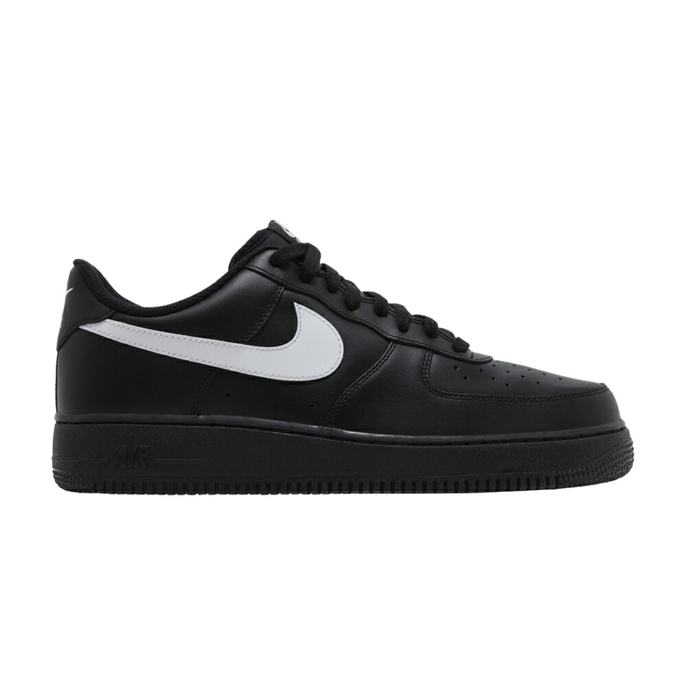 ナイキ メンズ 黒いこと 黒いこと 白いこと 白いこと MEN\u0027S 空軍 \u002707 \u0027BLACK WHITE\u0027 スニーカー NIKE AIR FORCE 1 / BLACK WHITE