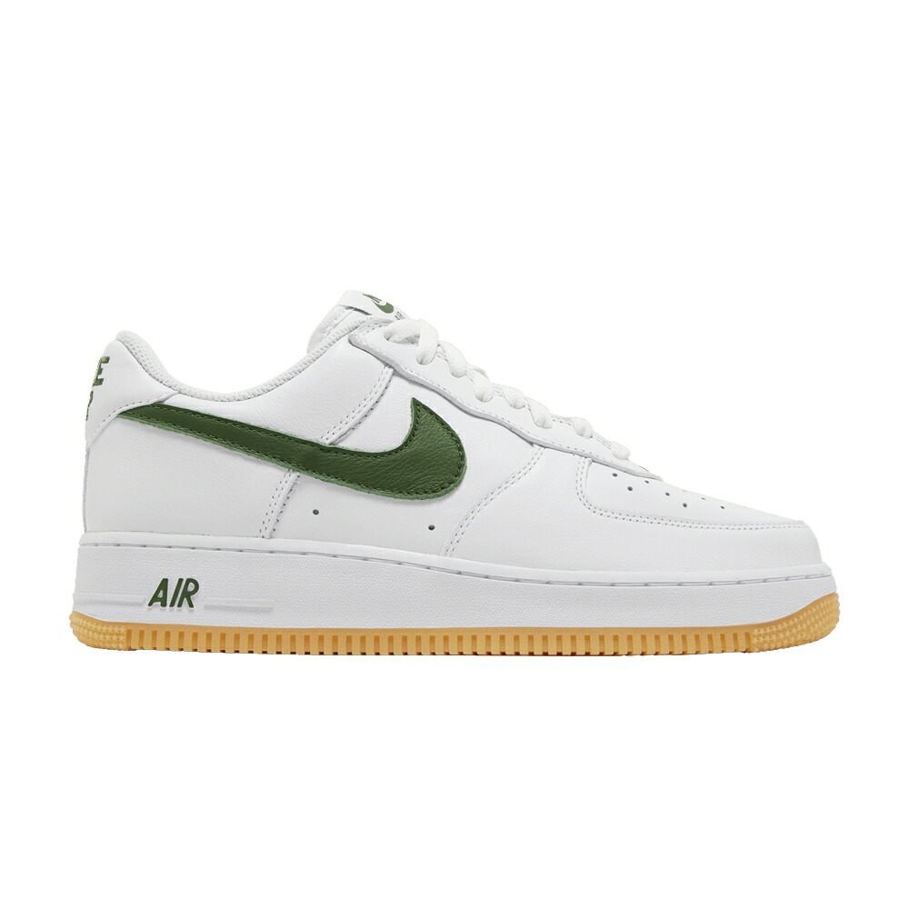 ナイキ メンズ 白色 ホワイト フォレスト 緑 グリーン 黄色 イエロー MEN'S エアフォース 'COLOR GREEN' スニーカー NIKE AIR FORCE 1 LOW OF THE MONTH - WHITE FOREST / WHITE FOREST GREEN GUM YELLOW|スニケス