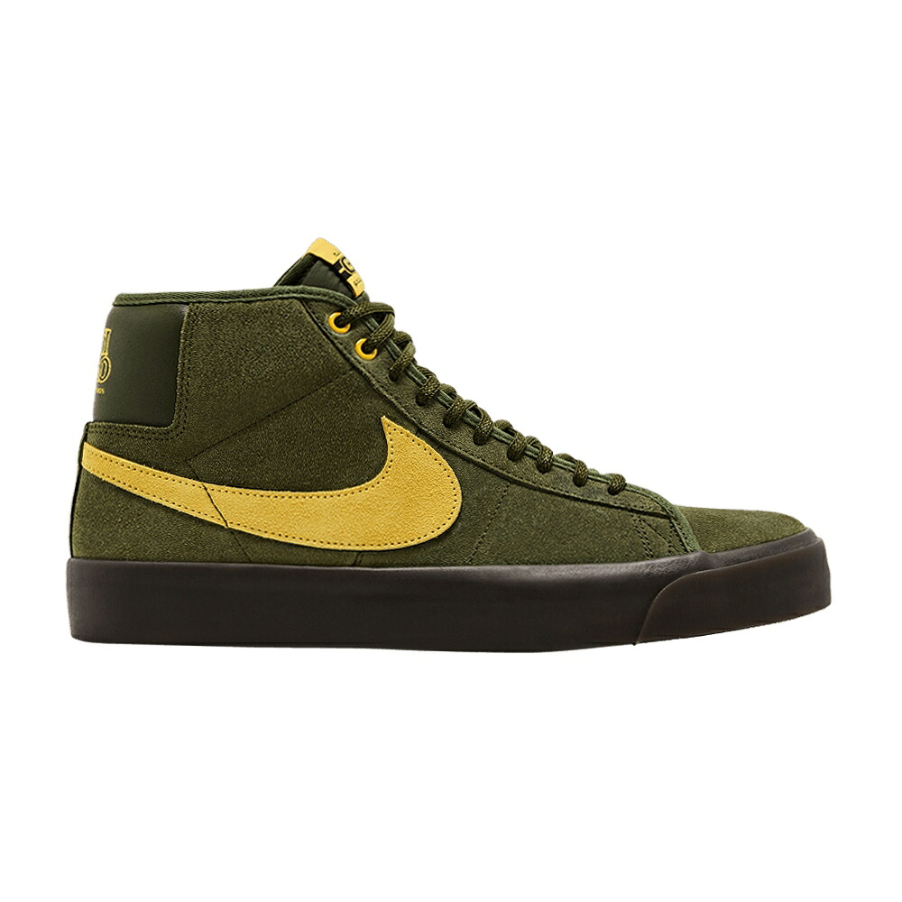 ナイキ 望遠レンズ ブレイザー ミッド エスビー 緑 緑であること \u0027ROUGH GREEN\u0027 スニーカー メンズ NIKE ANTIHERO X ZOOM BLAZER MID QS SB / ROUGH GREEN AMARILLO ROUGH GREEN