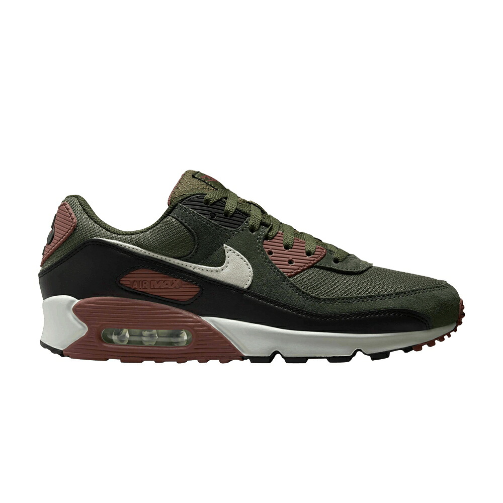 ナイキ マックス カーゴ カーキ 銀色 シルバー 赤 レッド エアマックス 'BEEF & BROCCOLI' スニーカー メンズ NIKE AIR MAX 90 / CARGO KHAKI LIGHT SILVER RED|スニケス
