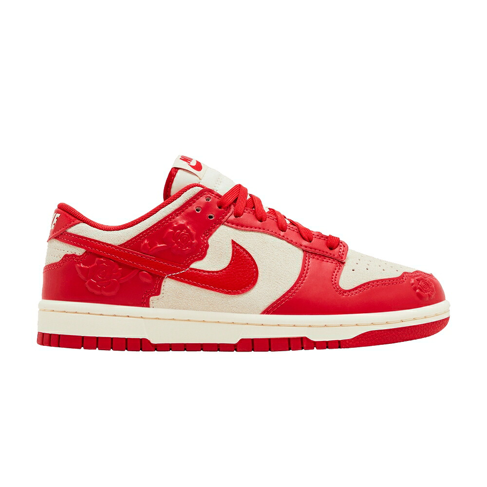 ナイキ ダンク 赤 レッド ダンクロー 'ROSES' スニーカー レディース NIKE WMNS DUNK LOW / COCONUT MILK UNIVERSITY RED PALE