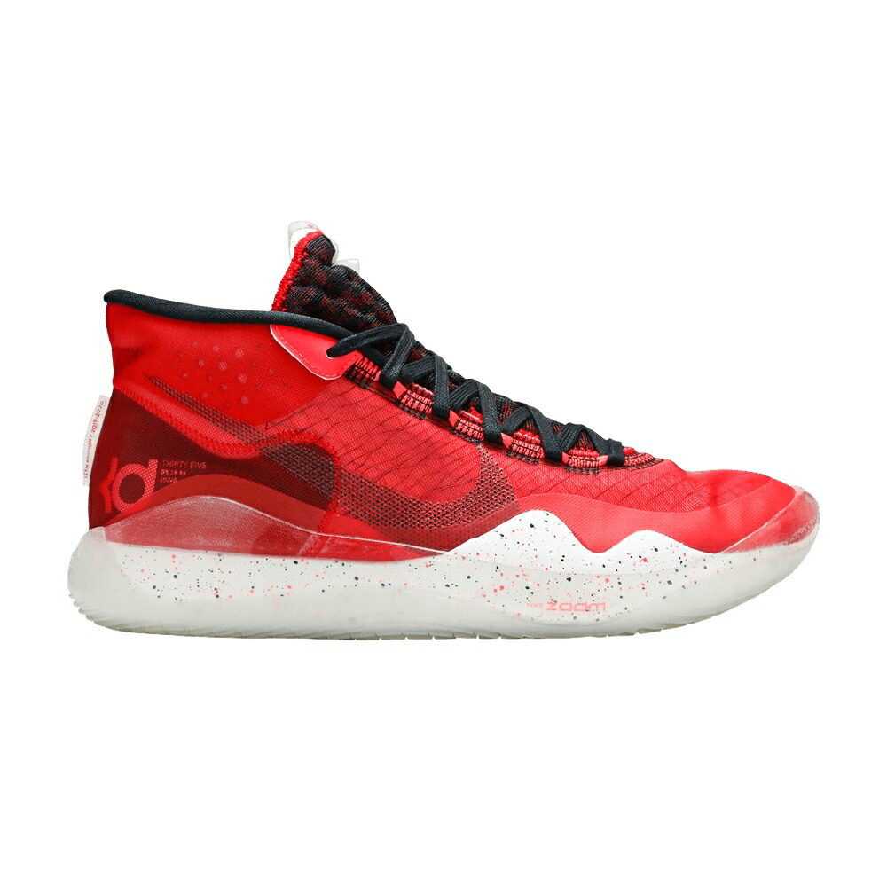 ナイキ ズーム 赤 レッド 白色 ホワイト 黒色 ブラック 'UNIVERSITY RED' スニーカー メンズ NIKE ZOOM KD 12 / UNIVERSITY RED WHITE BLACK