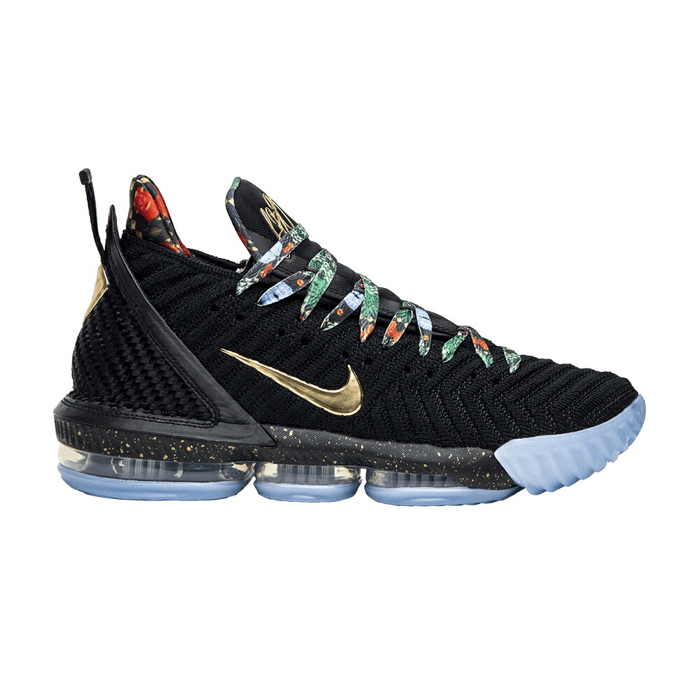 ナイキ レブロン 黒色 ブラック ゴールド ローズ 'WATCH THRONE' スニーカー メンズ NIKE LEBRON 16 KC THE / BLACK METALLIC GOLD ROSE FROST