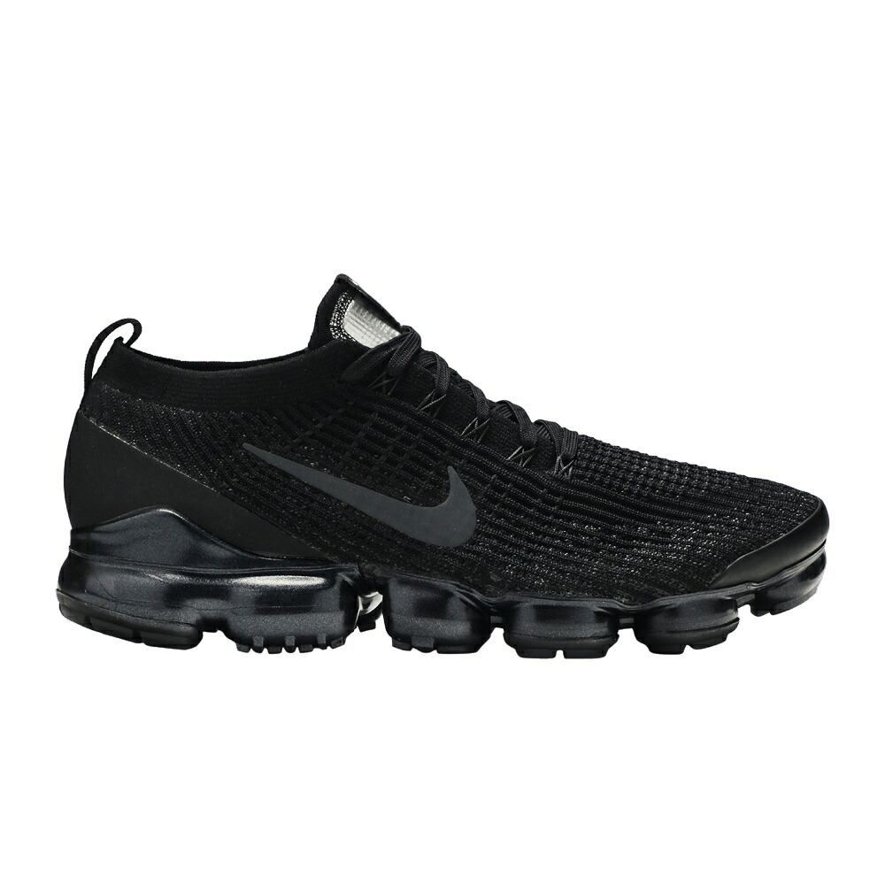 ナイキ 飛球編み物 黒いこと 黒いこと エアヴェイパーマックス \u0027TRIPLE BLACK\u0027 スニーカー メンズ NIKE AIR VAPORMAX FLYKNIT 3 / BLACK
