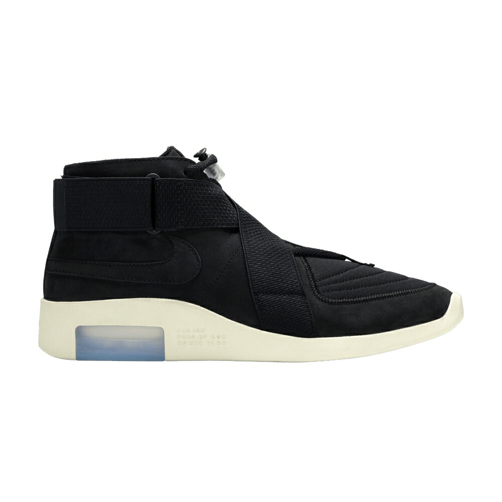 ナイキ 黒色 ブラック フィアーオブゴッド 'BLACK' スニーカー メンズ NIKE AIR FEAR OF GOD RAID / BLACK BLACK FOSSIL