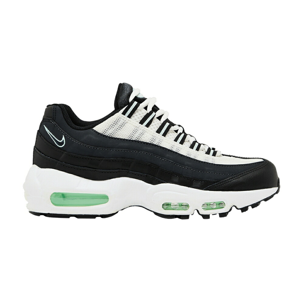 ナイキ マックス 白色 ホワイト 黒色 ブラック エアマックス 'ANTHRACITE FOAM' ジュニア キッズ NIKE AIR MAX 95 RECRAFT GS WHITE MINT / ANTHRACITE BLACK SUMMIT WHITE ベビー マタニティ スニーカー