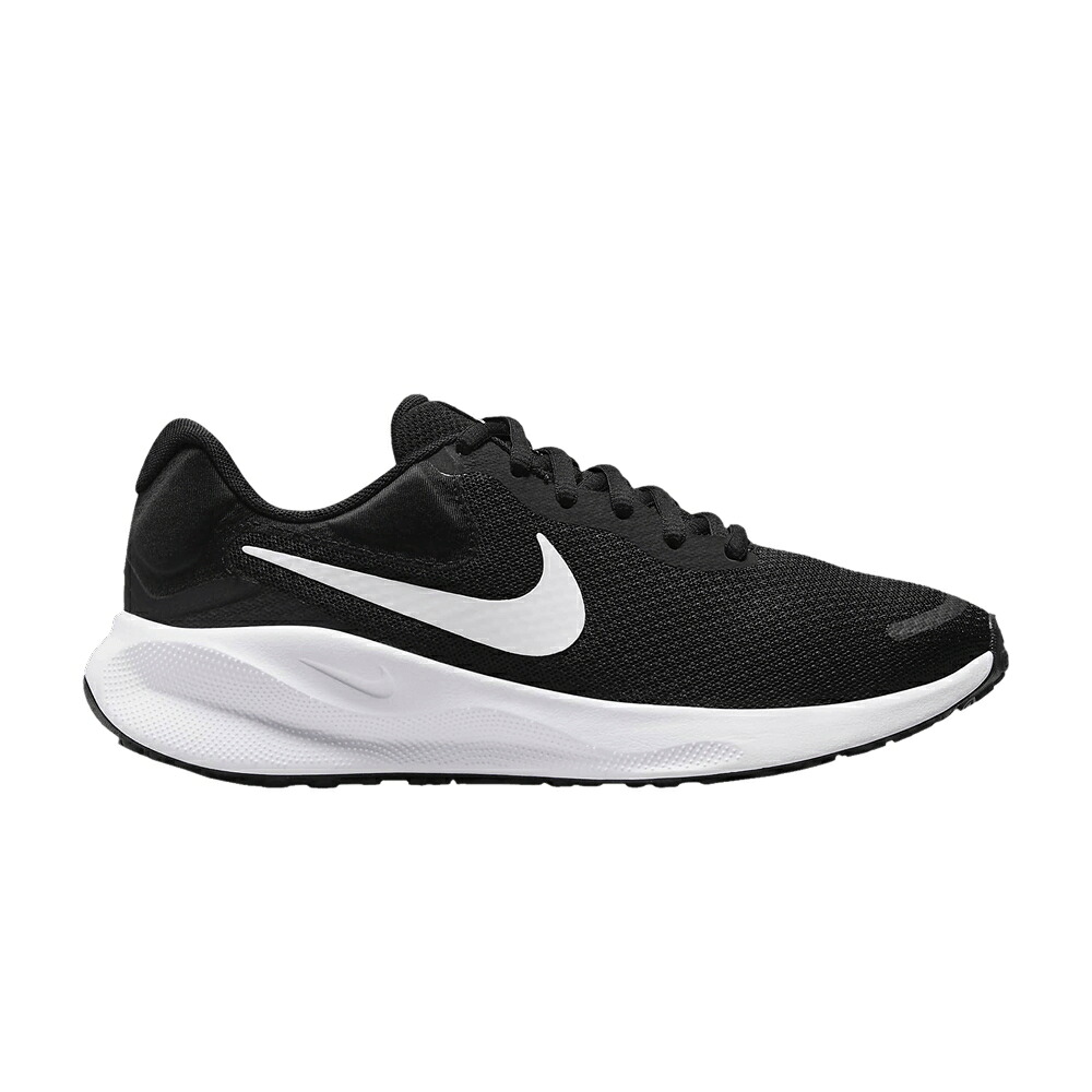 ナイキ レボリューション 黒色 ブラック 白色 ホワイト 'BLACK WHITE' スニーカー レディース NIKE WMNS REVOLUTION 7 / BLACK WHITE｜スニケス