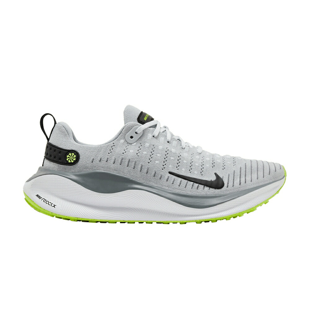 ナイキ ラン 灰色 グレー ピュア プラチナム クール WOLF BLACK スニーカー メンズ NIKE REACTX INFINITY RUN 4 GREY / WOLF GREY PURE PLATINUM COOL