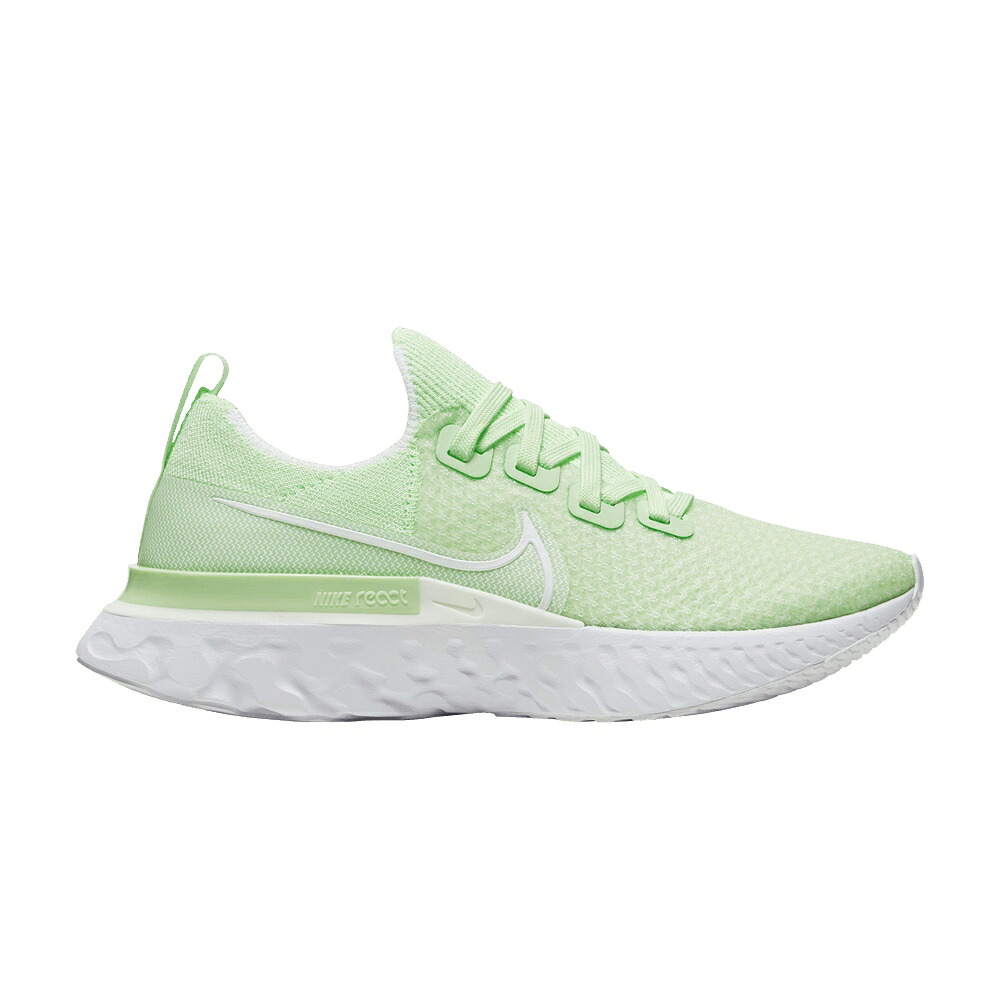 ナイキ リアクト ラン フライニット 緑 グリーン 白色 ホワイト オーラ 'VAPOR GREEN' スニーカー レディース NIKE WMNS REACT INFINITY RUN FLYKNIT / VAPOR GREEN WHITE SPRUCE AURA|スニケス