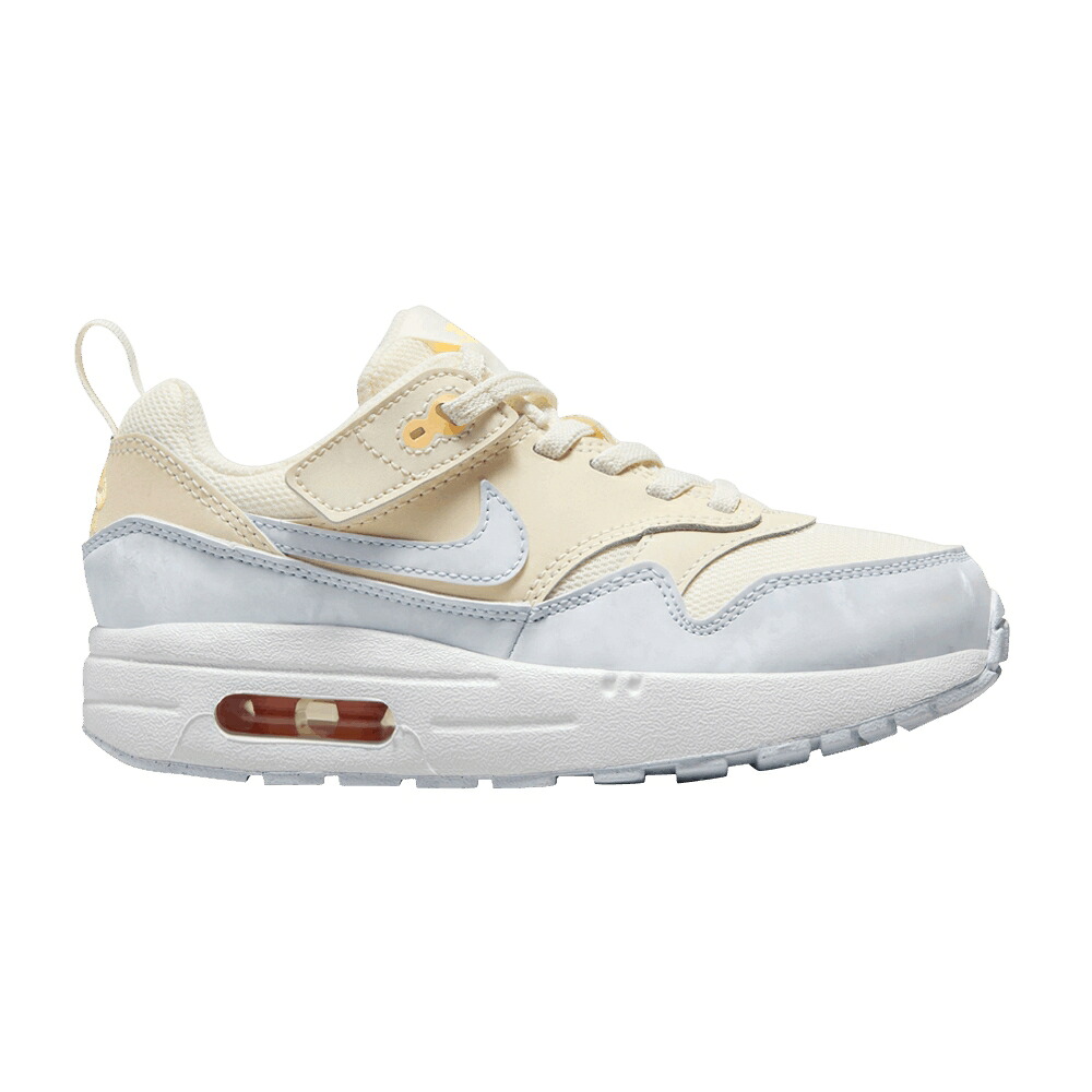 ナイキ マックス アイボリー 白色 ホワイト エアマックス 'MELON TINT' ジュニア キッズ NIKE AIR MAX 1 EASYON PS / PALE IVORY MELON TINT WHITE ベビー マタニティ スニーカー