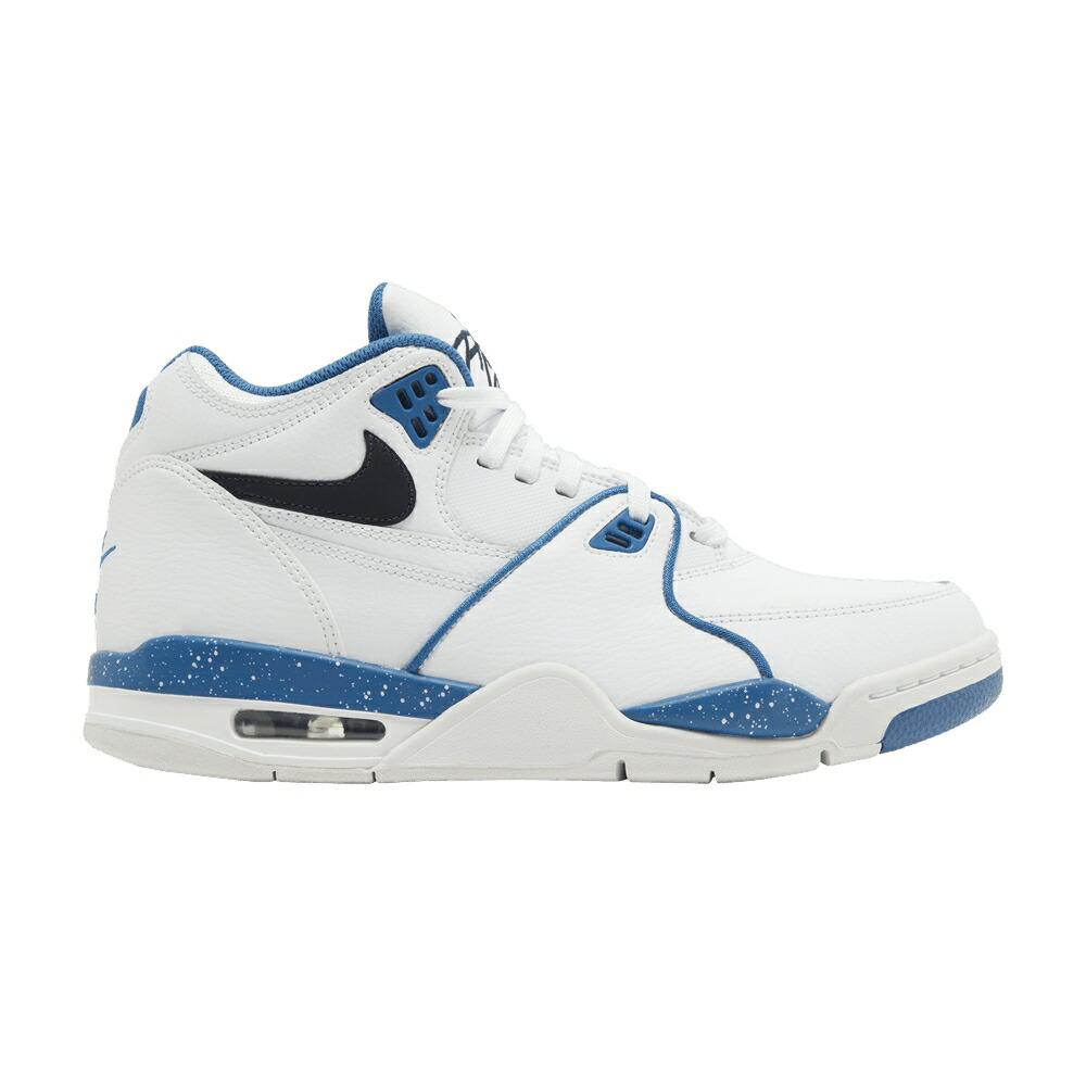 ナイキ フライト 白色 ホワイト 青色 ブルー 'BRIGADE BLUE' スニーカー メンズ NIKE AIR FLIGHT 89 / WHITE BRIGADE BLUE DARK OBSIDIAN