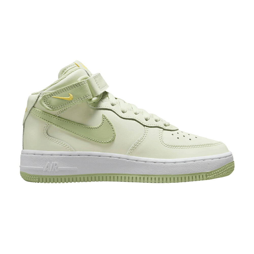 ナイキ ミッド 白いこと 白いこと 空軍 \u0027SEA HONEYDEW\u0027 お坊っちゃん キッズ NIKE AIR FORCE 1 MID LE GS GLASS / SEA GLASS MELON TINT WHITE もの言う花 マタニティ スニーカー