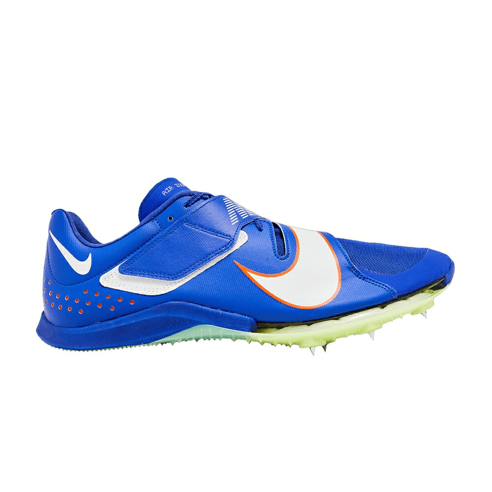 ナイキ ズーム エリート 青色 ブルー 橙 オレンジ 白色 ホワイト 'RACER BLUE' スニーカー メンズ NIKE AIR ZOOM LONG JUMP ELITE / RACER BLUE SAFETY ORANGE WHITE