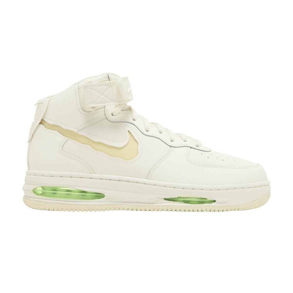ナイキ ミッド ライム ブラスト エアフォース 'SAIL' スニーカー メンズ NIKE AIR FORCE 1 MID EVO / SAIL COCONUT MILK LIME BLAST