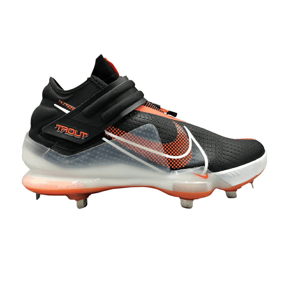 ナイキ ズーム チーム 黒色 ブラック 白色 ホワイト 橙 オレンジ 'BLACK ORANGE' スニーカー メンズ NIKE FORCE ZOOM TROUT 7 TEAM / BLACK WHITE TEAM ORANGE|スニケス