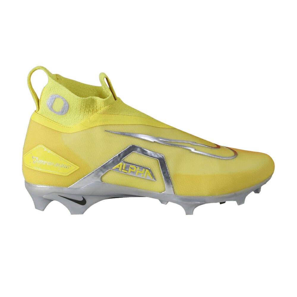 ナイキ アルファ エリート 黄色 イエロー ストライク 銀色 シルバー 'OREGON HOME' スニーカー メンズ NIKE ALPHA MENACE ELITE 3 WIDE SMU ALTERNATE / YELLOW STRIKE METALLIC SILVER|スニケス