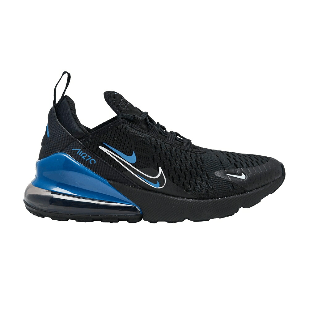 ナイキ マックス 黒いこと 黒いこと 青み 青色 白いこと 白いこと 大気圏マックス \u0027MULTISWOOSH BLUE\u0027 お坊っちゃん キッズ NIKE AIR MAX 270 GS \u0027MULTI-SWOOSH - BLACK DARK MARINA / BLACK DARK MARINA BLUE WHITE もの言う花 マタニ