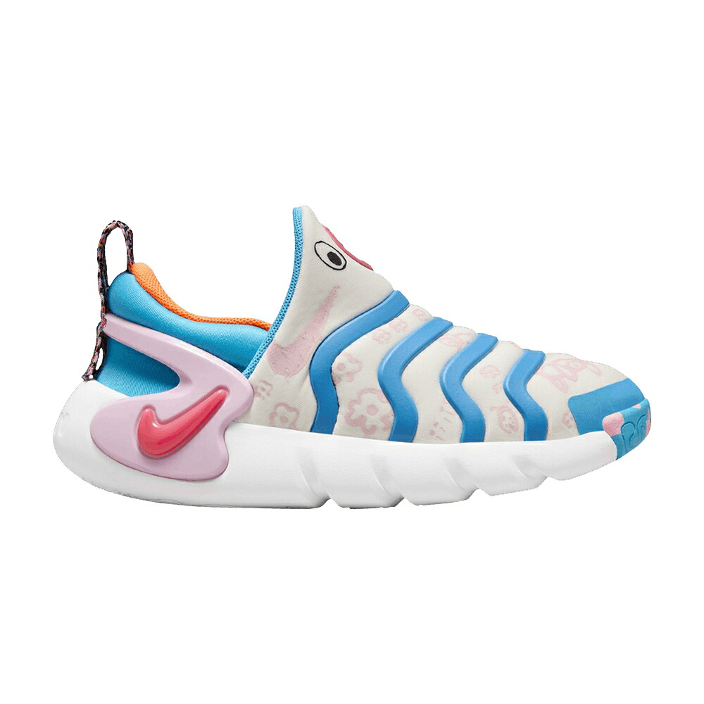 ナイキ ダイナモ 青色 ブルー ライトニング 'DOODLES' ジュニア キッズ NIKE DYNAMO GO SE PS / SAIL BLUE LIGHTNING MEDIUM SOFT ベビー マタニティ スニーカー|スニケス