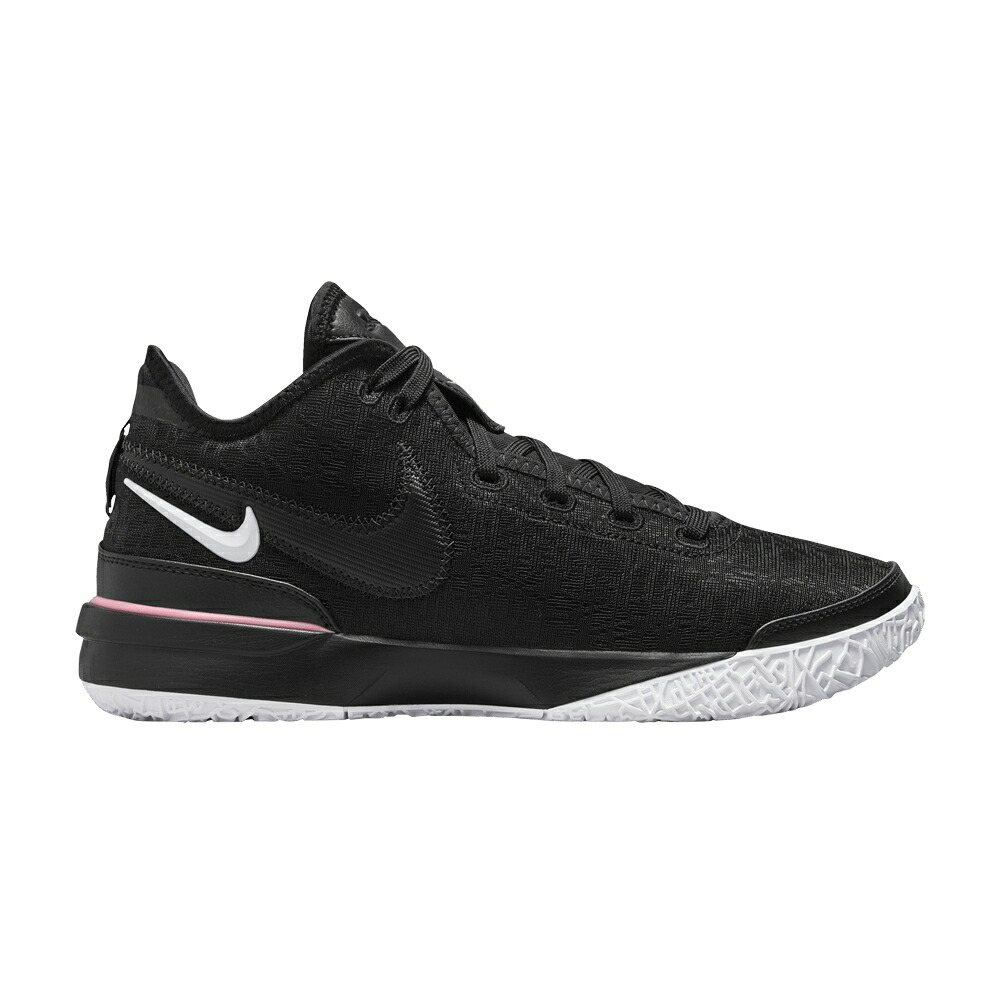ナイキ ズーム レブロン 黒色 ブラック 白色 ホワイト ピンク 'BLACK PINK' スニーカー メンズ NIKE ZOOM LEBRON NXXT GEN EP SOFT / BLACK WHITE MEDIUM SOFT PINK｜スニケス